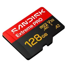 Memory Card SanDisk 128GB Extreme PRO microSDXC UHS-I U3 V30 A2 250MB/s SDSQXCJ-128G-GS6MA, 2 image