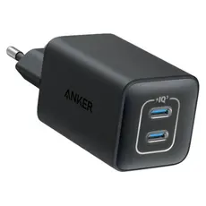 Mobile Charger Anker 523 Charger (Nano 3, 47W) A2039L11, 2x USB-C, GaN, Black