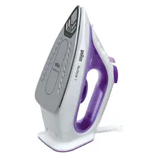 Steam Iron Braun TexStyle 1 SI1080VI, 2000W, 130 g/min, SuperCeramic, Violet/White, 2 image