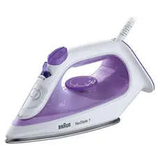 Steam Iron Braun TexStyle 1 SI1080VI, 2000W, 130 g/min, SuperCeramic, Violet/White