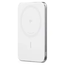 Power Bank Anker Nano Power Bank Slim 5000mAh A1665H21, MagSafe/Qi2 15W, USB-C 20W, White, 3 image