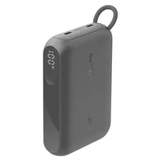 Power Bank Belkin BoostCharge Power Bank 10000mAh 20W Digital Display BPB027HQBK, 2x USB-C, Black, 3 image