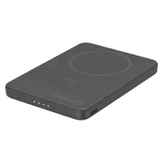 Power Bank Belkin BoostCharge Slim Magnetic Power Bank 5K Qi2 15W 5000mAh with Stand BPD011HQBK, Black, 2 image