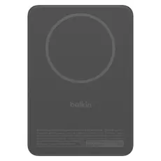 Power Bank Belkin BoostCharge Slim Magnetic Power Bank 5K Qi2 15W 5000mAh with Stand BPD011HQBK, Black, 3 image