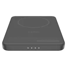 Power Bank Belkin BoostCharge Slim Magnetic Power Bank 5K Qi2 15W 5000mAh with Stand BPD011HQBK, Black, 4 image