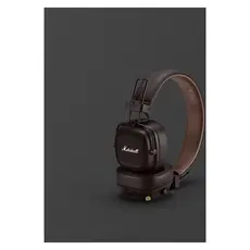 Headphones Marshall Major IV Wireless On-Ear, Bluetooth 5.0, 80+ Hours, Wireless Charging, Brown, 5 image