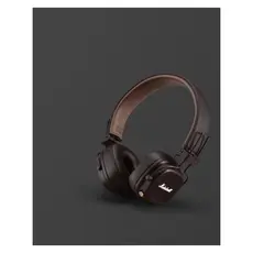 Headphones Marshall Major IV Wireless On-Ear, Bluetooth 5.0, 80+ Hours, Wireless Charging, Brown