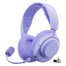 Headset SteelSeries Arctis Nova 3 Wireless for PC 61778, 2.4GHz + Bluetooth 5.3, 40mm, Lavender, 2 image
