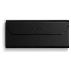 Smart Glasses Case Satechi Vegan-Leather FindAll Glasses Case ST-LFAGCK, Apple Find My, Wireless Charging, Black, 2 image