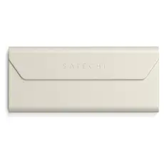 Smart Glasses Case Satechi Vegan-Leather FindAll Glasses Case ST-LFAGCW, Apple Find My, Wireless Charging, Sand, 2 image