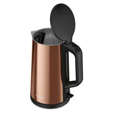 Electric Kettle Tefal KI583C10 Bouilloire, 1.5L, 2000W, Double Wall, Stainless Steel, Bronze, 3 image
