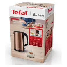 Electric Kettle Tefal KI583C10 Bouilloire, 1.5L, 2000W, Double Wall, Stainless Steel, Bronze, 4 image