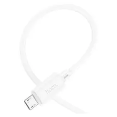 Cable Hoco X88 Gratified USB to Micro-USB, 2.4A, 1m, White, 2 image