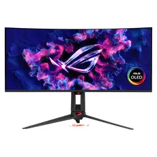 Monitor Asus 90LM0CU0-B01971 ROG Swift OLED PG34WCDN 34" QD-OLED 3440x1440 360Hz 0.03ms, 21:9 1800R, 2xHDMI 2.1, DP 2.1, USB-C 90W, Black, 2 image