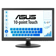 Monitor Asus VT169HE (90LM09V1-B01170) 15.6" FHD IPS Touch, 10-point Touch, 60Hz, HDMI, VGA, Black, 2 image