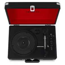 Turntable Crosley Cruiser Plus CR8005F-BK, Bluetooth, 3-Speed (33/45/78), Built-in Speakers, Black, 8 image