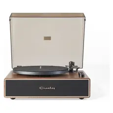 Record Player Crosley Stave CR6046A-WAGL, Walnut/Gold, Bluetooth, 60W Speakers, Audio-Technica ATN3600L, 33/45 RPM, 2 image