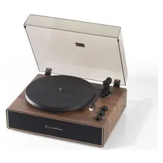 Record Player Crosley Stave CR6046A-WAGL, Walnut/Gold, Bluetooth, 60W Speakers, Audio-Technica ATN3600L, 33/45 RPM, 3 image