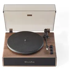 Record Player Crosley Stave CR6046A-WAGL, Walnut/Gold, Bluetooth, 60W Speakers, Audio-Technica ATN3600L, 33/45 RPM, 4 image