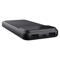 Power Bank Trust Avala 10000mAh PD Powerbank 25882, 20W PD, QC 3.0, LED Display, Black, 4 image