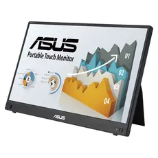 Portable Monitor Asus 90LM04S0-B02170 ZenScreen Touch MB16AMTR 15.6" FHD IPS Touch, 7800mAh, Mini HDMI, 2xUSB-C, Speakers, Sleeve