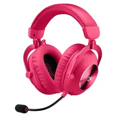 Headset Logitech G PRO X 2 LIGHTSPEED, Wireless, 50mm Graphene, LIGHTSPEED/Bluetooth/3.5mm, 50h, Magenta