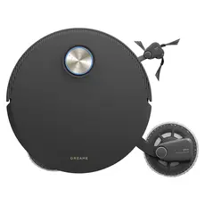 Robot vacuum DREAME X60 Pro Master RLX97DE, 42000Pa, Auto Hatch dock, hot water mop washing, Black, 2 image