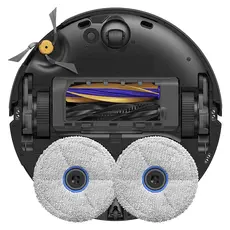 Robot vacuum DREAME X60 Pro Master RLX97DE, 42000Pa, Auto Hatch dock, hot water mop washing, Black, 4 image