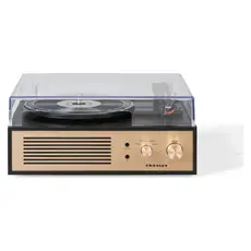 Record Player Crosley Miles CR6045A-BK, 3-Speed, Bluetooth In/Out, Built-in Speakers, Black, 3 image