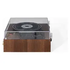Record Player Crosley Miles CR6045A-WA, 3-Speed, Bluetooth In/Out, Built-in Speakers, Walnut, 5 image