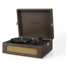 Record Player Crosley Voyager CR8017B, 3-Speed, Bluetooth In/Out, Built-in Speakers, Cocoa, 4 image