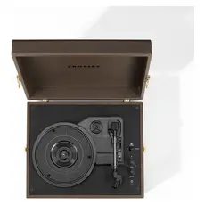 Record Player Crosley Voyager CR8017B, 3-Speed, Bluetooth In/Out, Built-in Speakers, Cocoa, 7 image