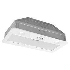 Cooker Hood ARDESTO HFI-F700MW, Fully Built-in, 52cm, 450m³/h, 90W, 3 Speeds, 2x1W LED, Push-button, White, 2 image