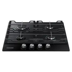 Gas Hob Samsung NA64H3000AK/WT, 4 Burners, 60 cm, Tempered Glass, Cast Iron Grates, Black, 3 image