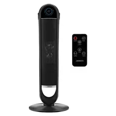 Fan Heater ARDESTO FHC-2000ECGR, 2000W, 20m², Ceramic Heating Element, Electronic Control, Remote Control, Gray, 2 image