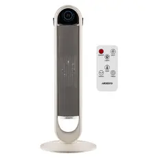 Fan Heater ARDESTO FHC-2000ECWH, 2000W, 20 m², Ceramic Heating Element, Electronic Control, Remote Control, White