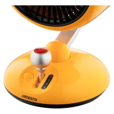 Fan ARDESTO FT-F3600Y AviaFan Desktop, 12 cm, Rechargeable 3600mAh, LED Light, USB Type-C, Yellow, 6 image