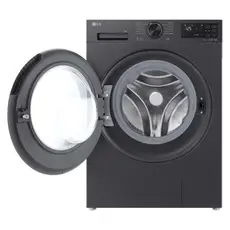 Washing Machine LG F2X5PYNY6.AEBQME3, 8 kg, 1200 rpm, TurboWash 39, AI Wash, Wi-Fi (ThinQ), Black, 2 image