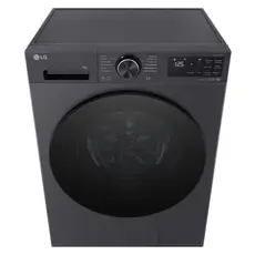 Washing Machine LG F2X5PYNY6.AEBQME3, 8 kg, 1200 rpm, TurboWash 39, AI Wash, Wi-Fi (ThinQ), Black, 3 image