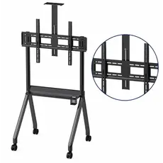 TV mount AllScreen TR42, 42"-86", TV Mount With Roller, Black, 2 image