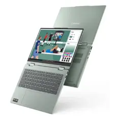 Laptop IdeaPad 5 2-in-1 14" OLED Touch Ryzen 5 230 32GB 1TB SSD Integrated Graphics Win 11 Home Breeze Moss, 11 image