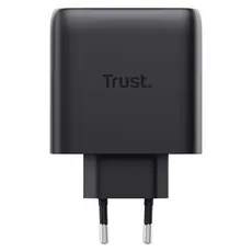 Charger Trust Maxo 65W GaN (26067), 3x USB-C + 1x USB-A, with 2 m cable, Black, 4 image
