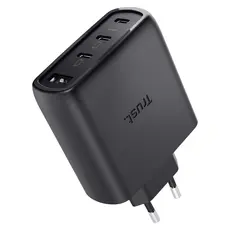 Charger Trust Maxo 65W GaN (26067), 3x USB-C + 1x USB-A, with 2 m cable, Black, 7 image