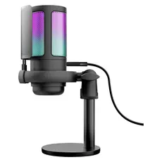 Microphone Trust GXT 238 Auron USB (26081), Cardioid, RGB, Black, 3 image