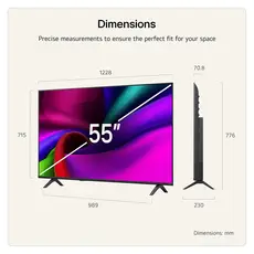 TV LG 55NU900B6LA.AMCN, 55" 4K UHD Smart TV, webOS 26, α7 AI Gen9, 60Hz, 3 image