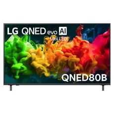 TV LG 55QNED80B6B.AMCN, 55" 4K QNED MiniLED Smart TV, 60Hz, α7 AI Gen9, webOS 26