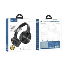 Headphones Hoco DW01 BT wireless headphones Black, 2 image