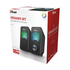 Speaker TRUST Arys Compact RGB 2.0 Speaker Set, 2 image