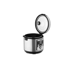 Ardesto multicooker, 860W, bowl-5l, electronic control, recipes book, iron/plastic, silver, 3 image
