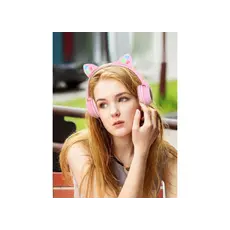 Headphone Hoco W27 Cat ear wireless headphones GRAY, 2 image